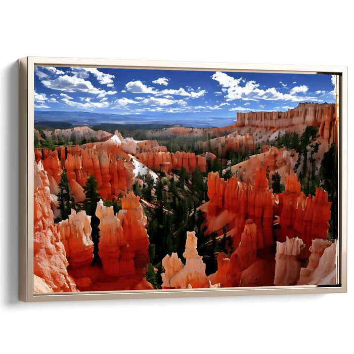 Vivid Horizon Tapestry: Majestic Landscape Canvas Art Print