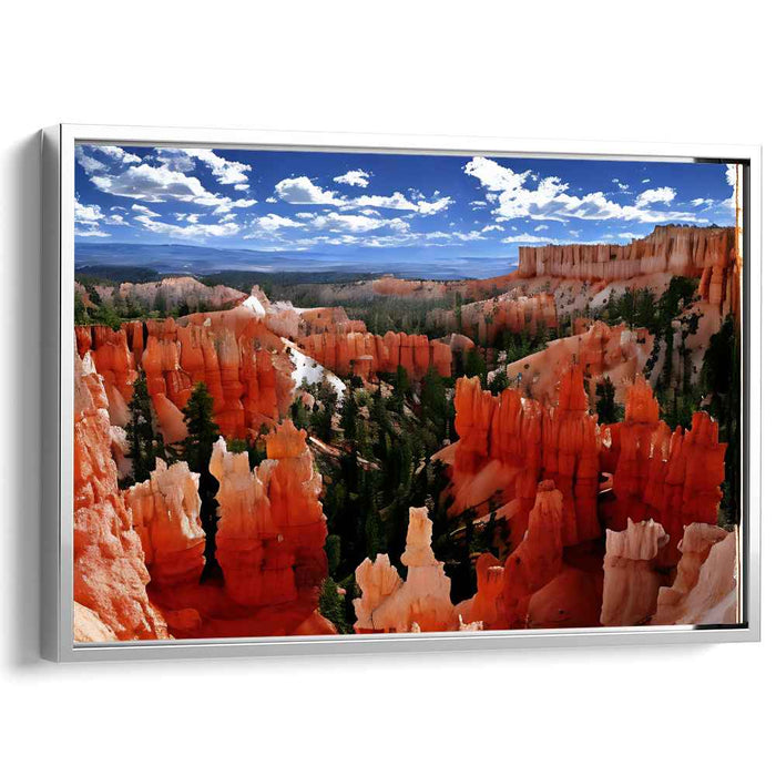 Vivid Horizon Tapestry: Majestic Landscape Canvas Art Print