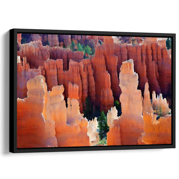 Eroded Earth's Dance: Bryce Canyon's Natural Sculptures