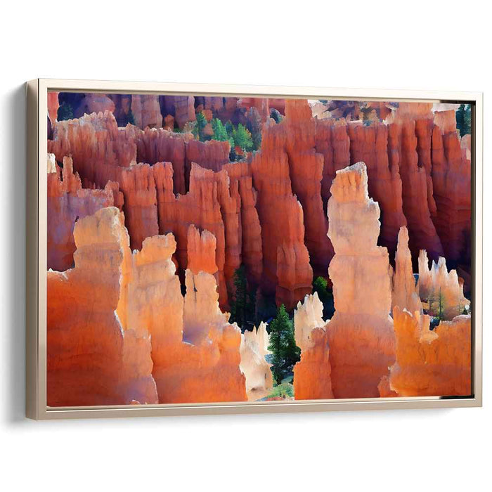 Eroded Earth's Dance: Bryce Canyon's Natural Sculptures