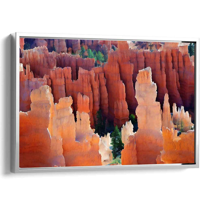 Eroded Earth's Dance: Bryce Canyon's Natural Sculptures