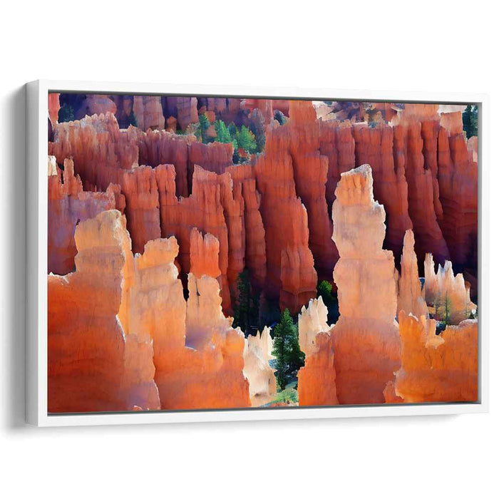 Eroded Earth's Dance: Bryce Canyon's Natural Sculptures