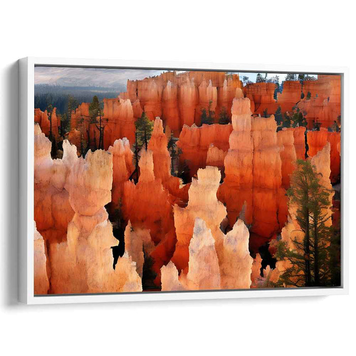 Crimson Horizon Tapestry: Majestic Red Rock Landscape Canvas Art