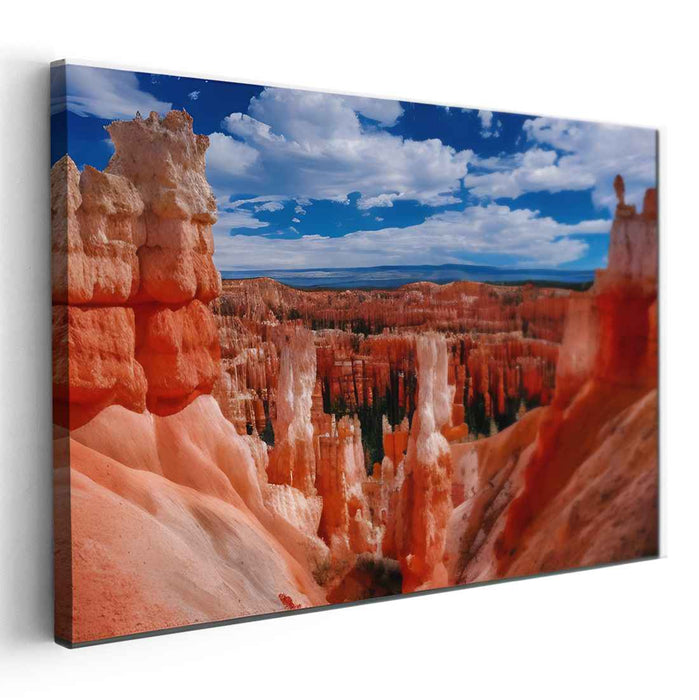 Ethereal Horizons Dance: Majestic Landscape Canvas Art