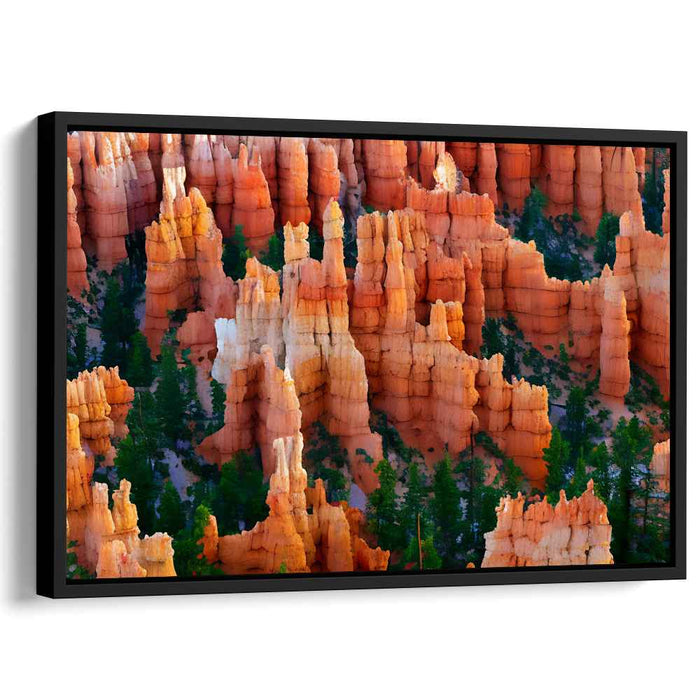 Ethereal Misty Mountain Symphony: Majestic Landscape Canvas Art