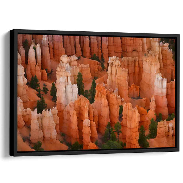 Echoes in Red Rock Canyon: Majestic Landscape of Bryce Canyon Canvas Art