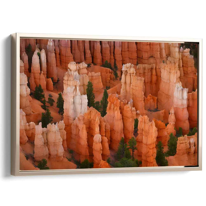 Echoes in Red Rock Canyon: Majestic Landscape of Bryce Canyon Canvas Art