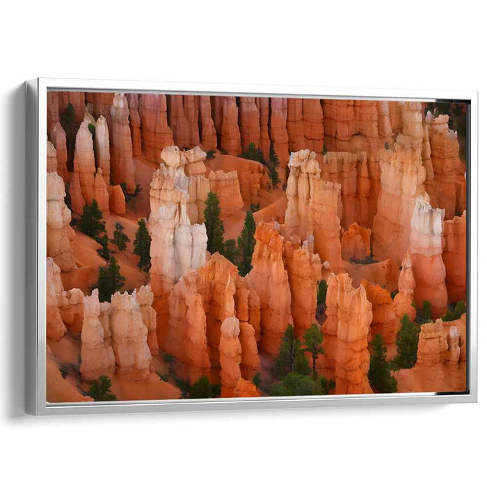 Echoes in Red Rock Canyon: Majestic Landscape of Bryce Canyon Canvas Art