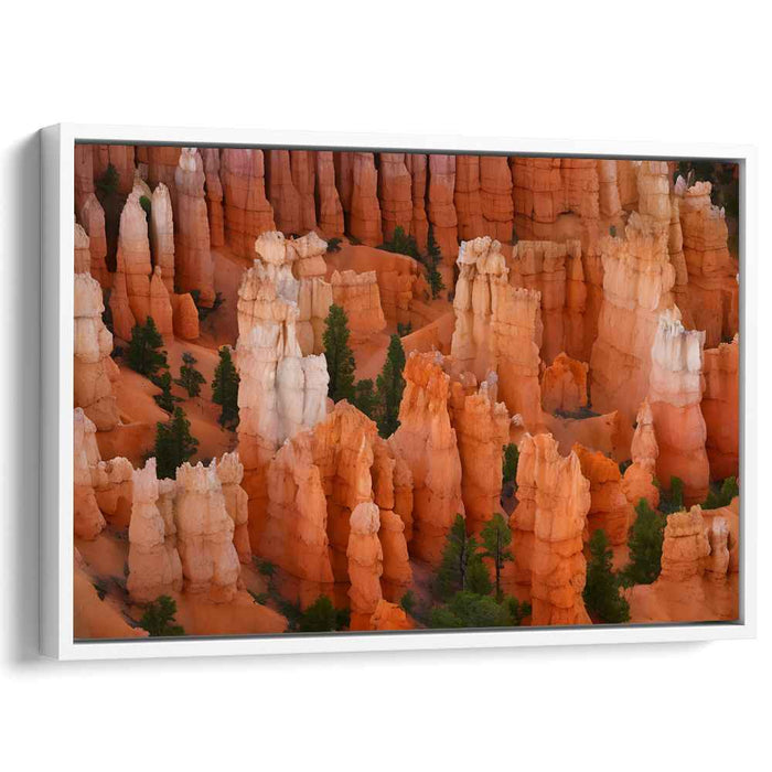 Echoes in Red Rock Canyon: Majestic Landscape of Bryce Canyon Canvas Art