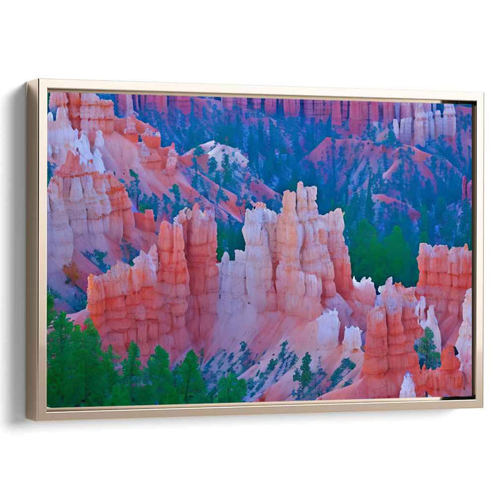 Nature's Palette: Natural Splendor in Vibrant Hues Canvas Art Print