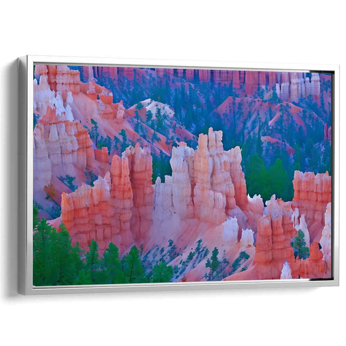 Nature's Palette: Natural Splendor in Vibrant Hues Canvas Art Print