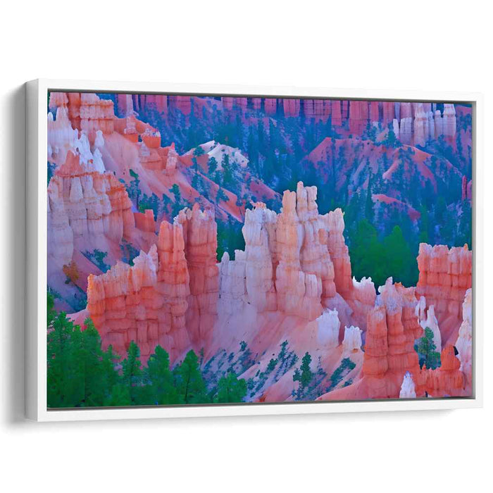 Nature's Palette: Natural Splendor in Vibrant Hues Canvas Art Print