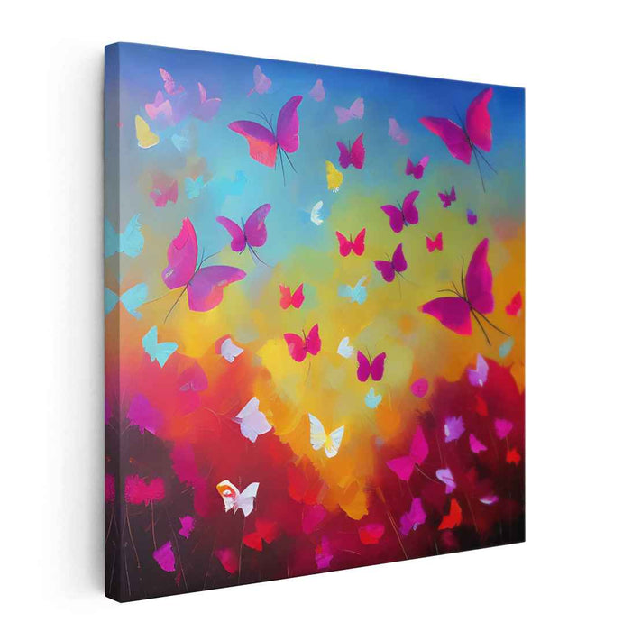 Butterfly Waltz: A Symphony of Butterflies Canvas Art