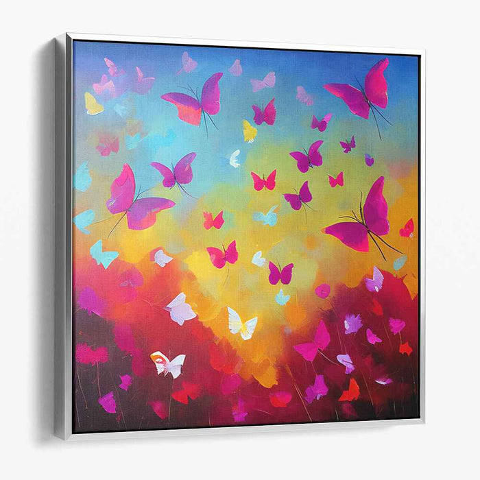 Butterfly Waltz: A Symphony of Butterflies Canvas Art