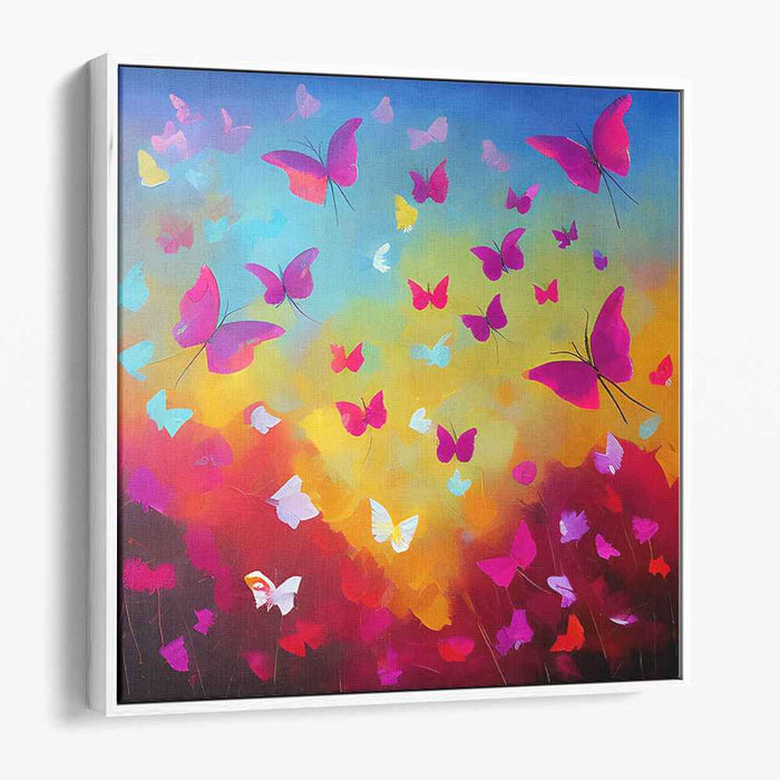 Butterfly Waltz: A Symphony of Butterflies Canvas Art