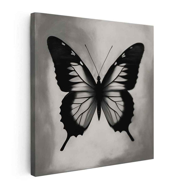 Fluttering Illusion: Realistic Butterfly Canvas Art Print