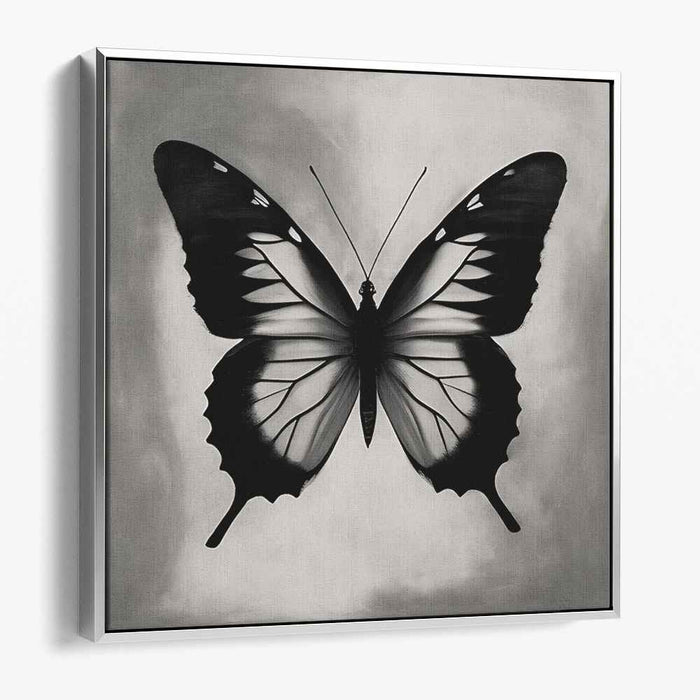 Fluttering Illusion: Realistic Butterfly Canvas Art Print