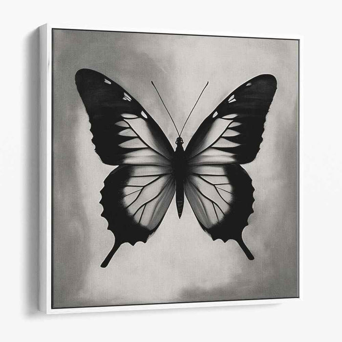 Fluttering Illusion: Realistic Butterfly Canvas Art Print