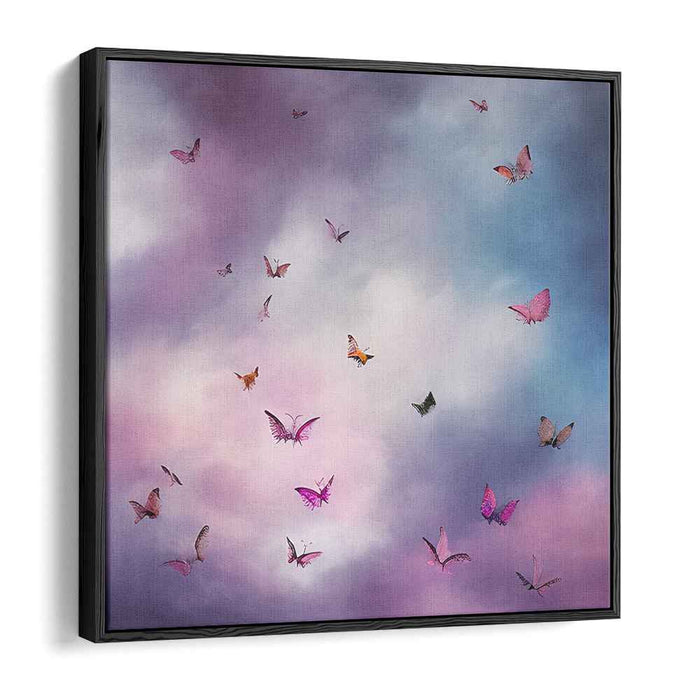 Butterfly Wings Dance: Dreamy Butterfly Canvas Art Print