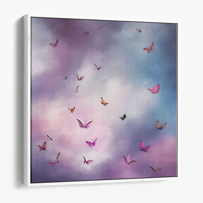 Butterfly Wings Dance: Dreamy Butterfly Canvas Art Print