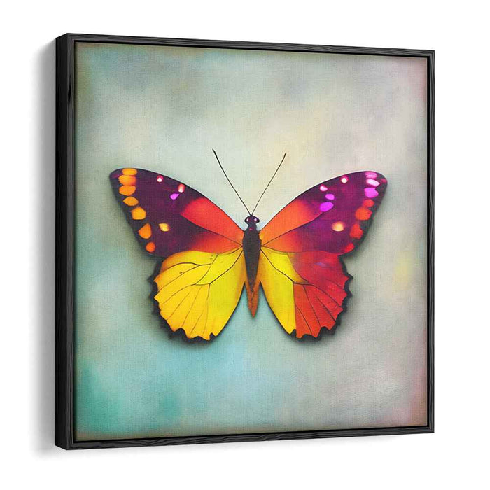 Vivid Transformation: Realistic Butterfly Canvas Art Print