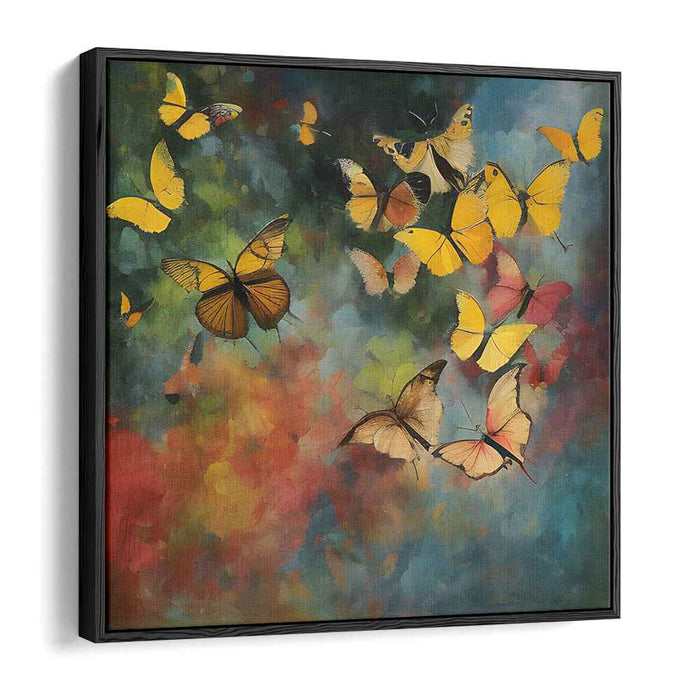 Whispering Whimsical Wings: Vibrant Butterflies in an Impressionist Dream