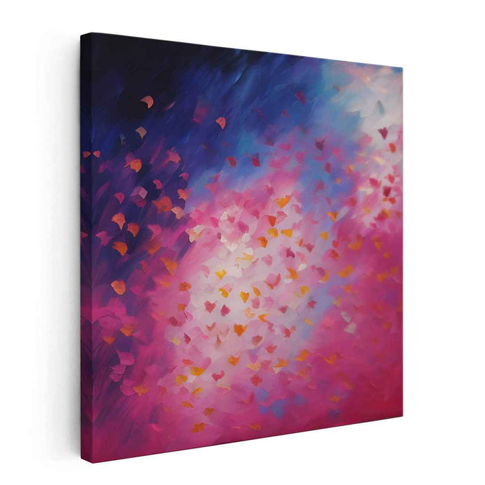 Leaf Waltz: A Vivid Dance of Leaves Canvas Art