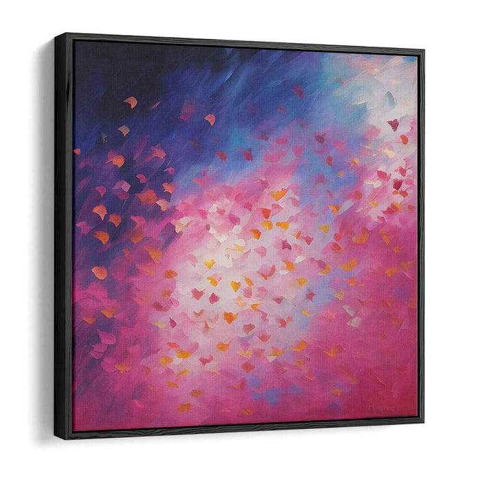 Leaf Waltz: A Vivid Dance of Leaves Canvas Art