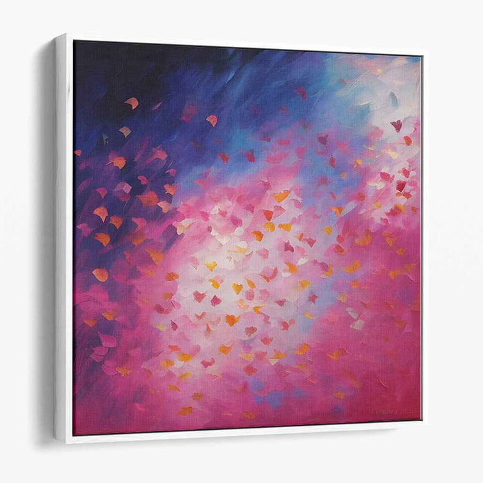 Leaf Waltz: A Vivid Dance of Leaves Canvas Art