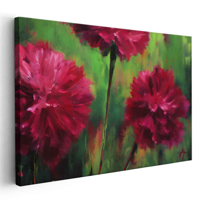 Abstract Carnations #116