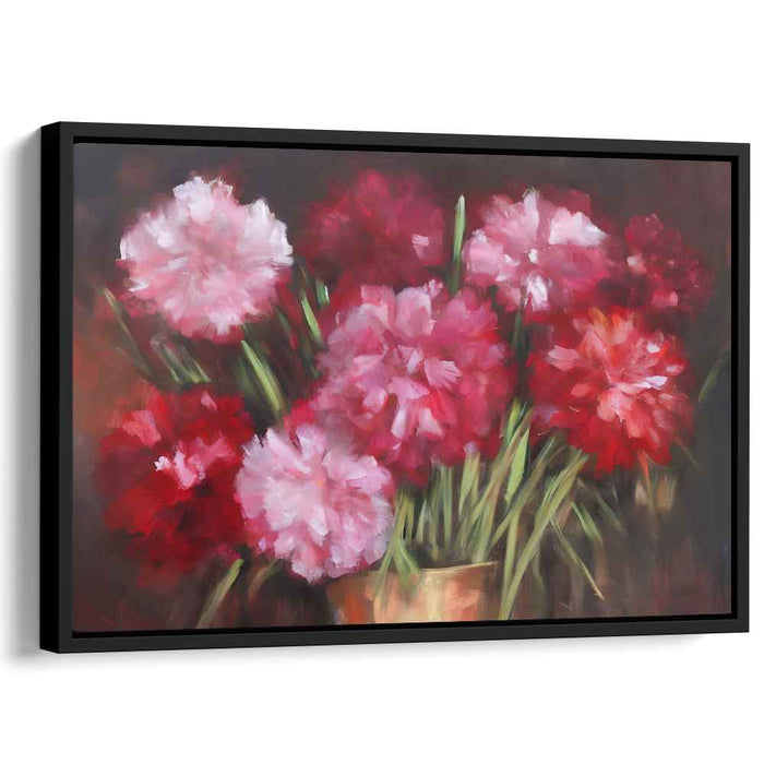 Petals Of Pastel: Impressionistic Floral Canvas Art Print