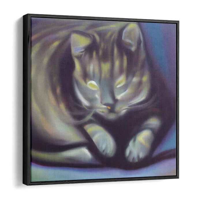 Dreamy Feline: Ethereal Cat Portrait in Soft Hues