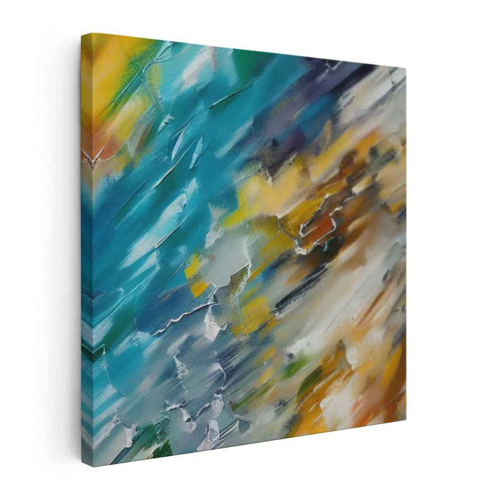 Canvas Abstracted Expressionism: Abstract Expressionist Canvas Art Print