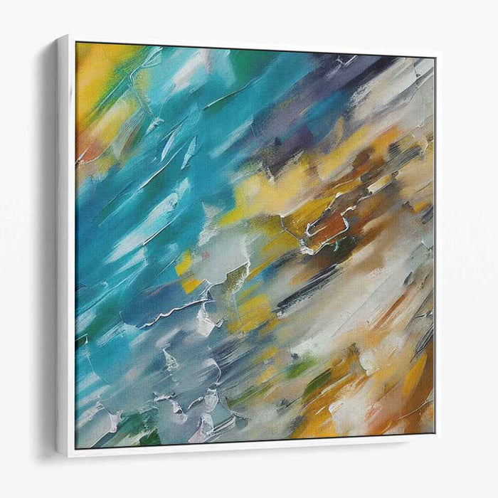 Canvas Abstracted Expressionism: Abstract Expressionist Canvas Art Print