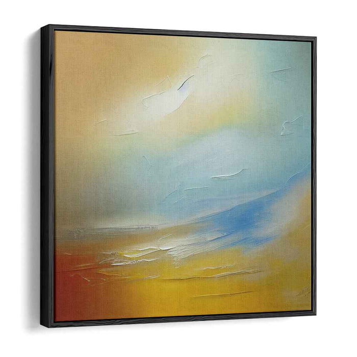 Horizon Blur: Abstract Landscape Canvas Art Print