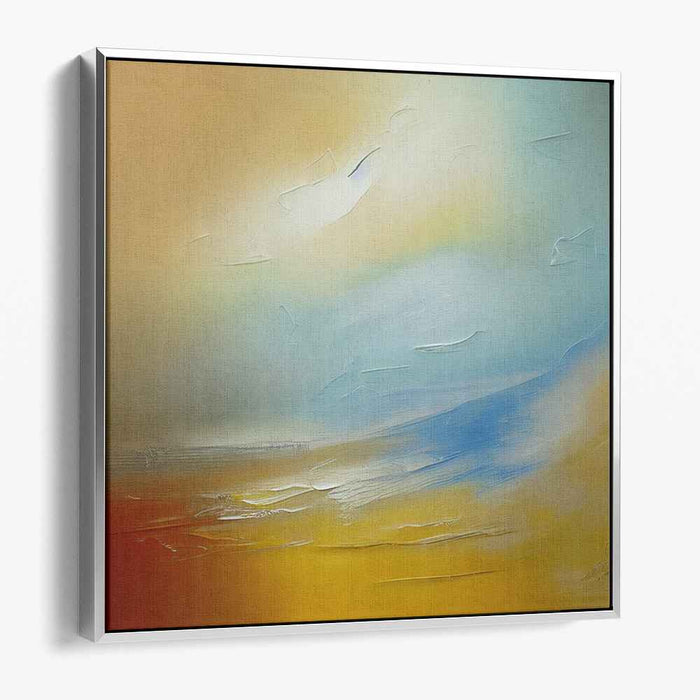 Horizon Blur: Abstract Landscape Canvas Art Print