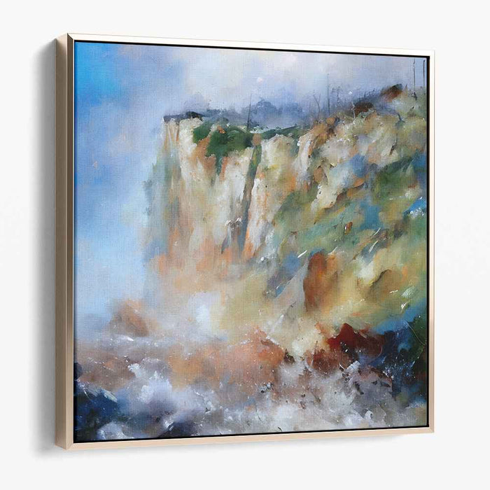 Whispers of Sunset Dreams: Impressionistic Landscape Canvas Art Print