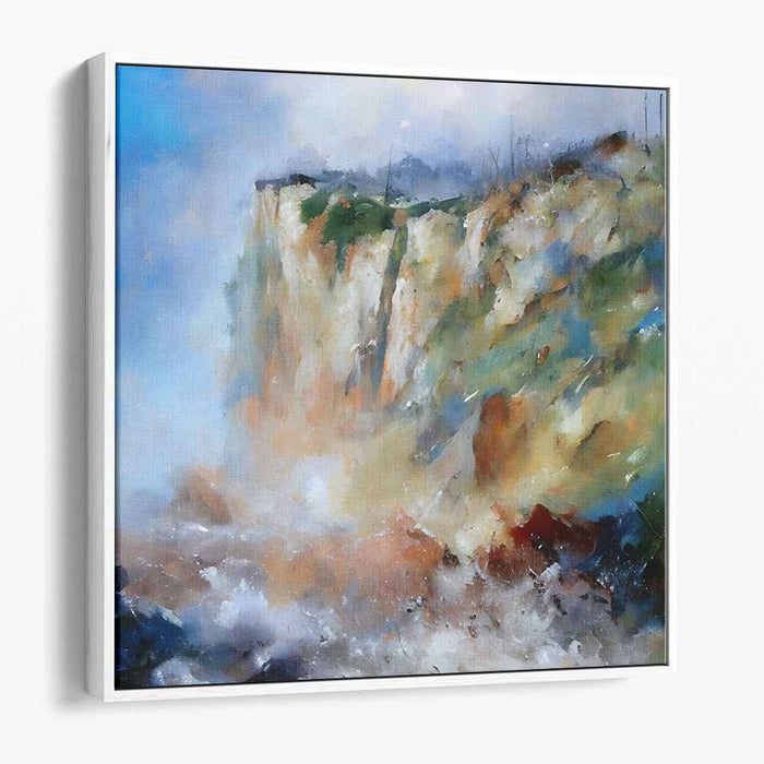 Whispers of Sunset Dreams: Impressionistic Landscape Canvas Art Print