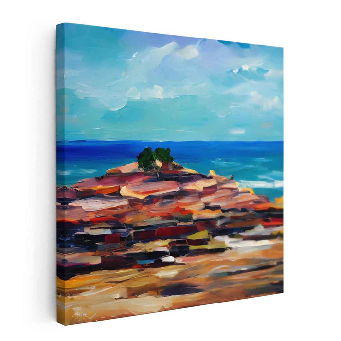 Abstract Coastal Cliffs #057