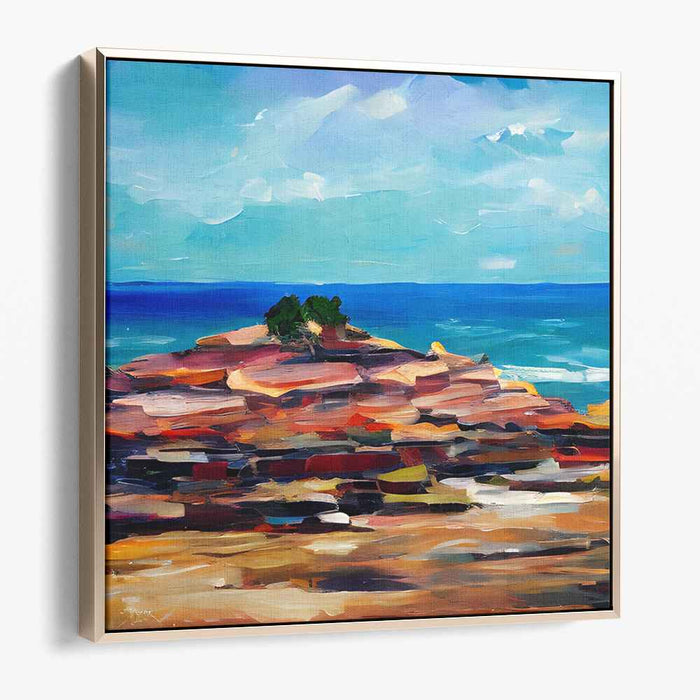 Abstract Coastal Cliffs #057