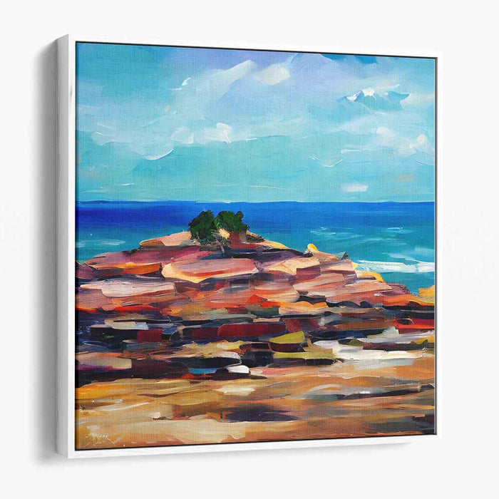 Abstract Coastal Cliffs #057