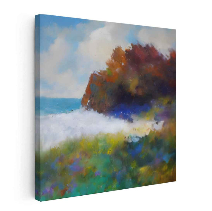 Landscape Enchantment: Vibrant Landscape Canvas Art Print