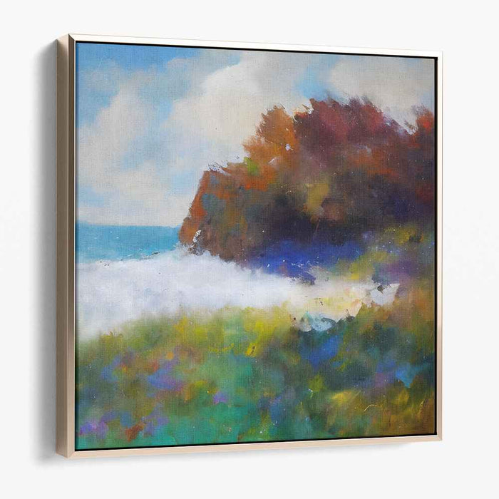Landscape Enchantment: Vibrant Landscape Canvas Art Print
