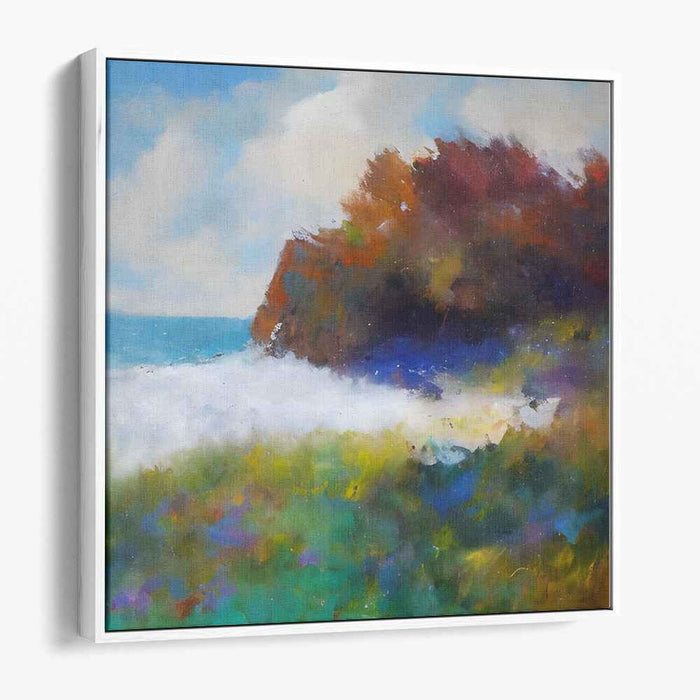 Landscape Enchantment: Vibrant Landscape Canvas Art Print