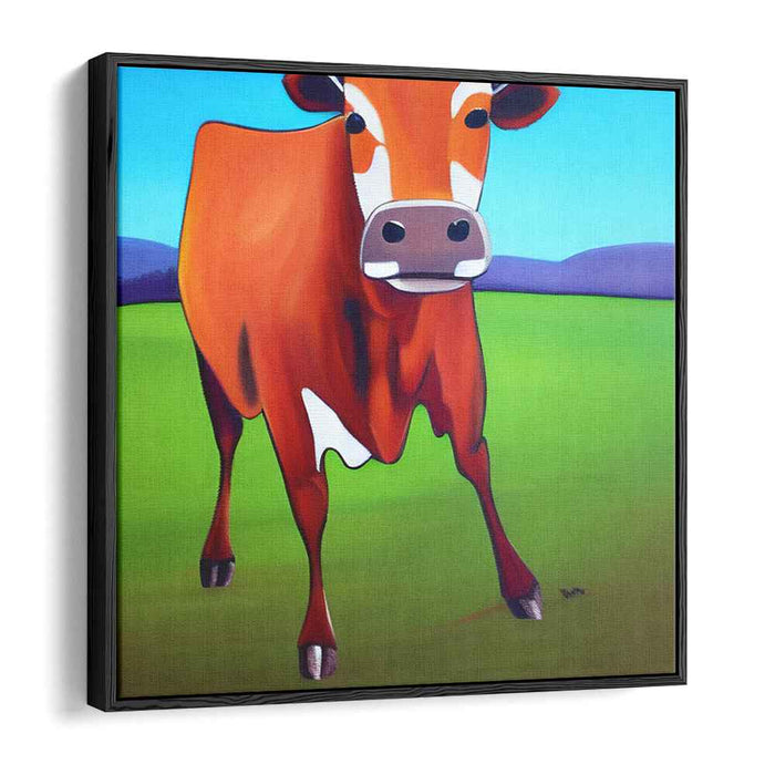 Moo Modernity: Contemporary Pop Art Cow Canvas Print