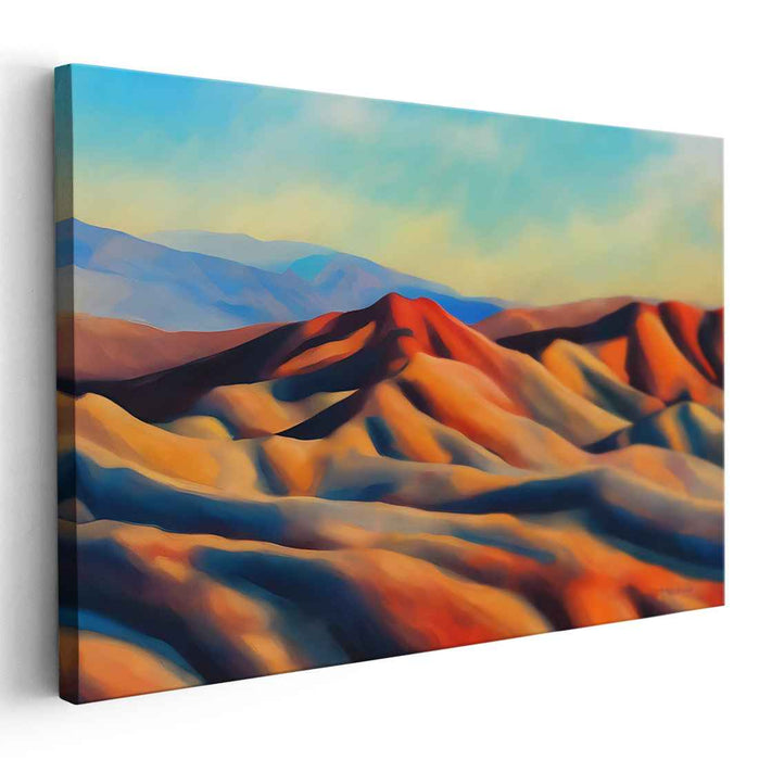 Shifted Grounds: Vibrant Landscape Canvas Art