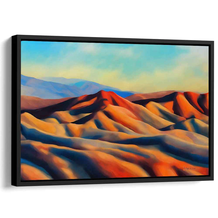 Shifted Grounds: Vibrant Landscape Canvas Art