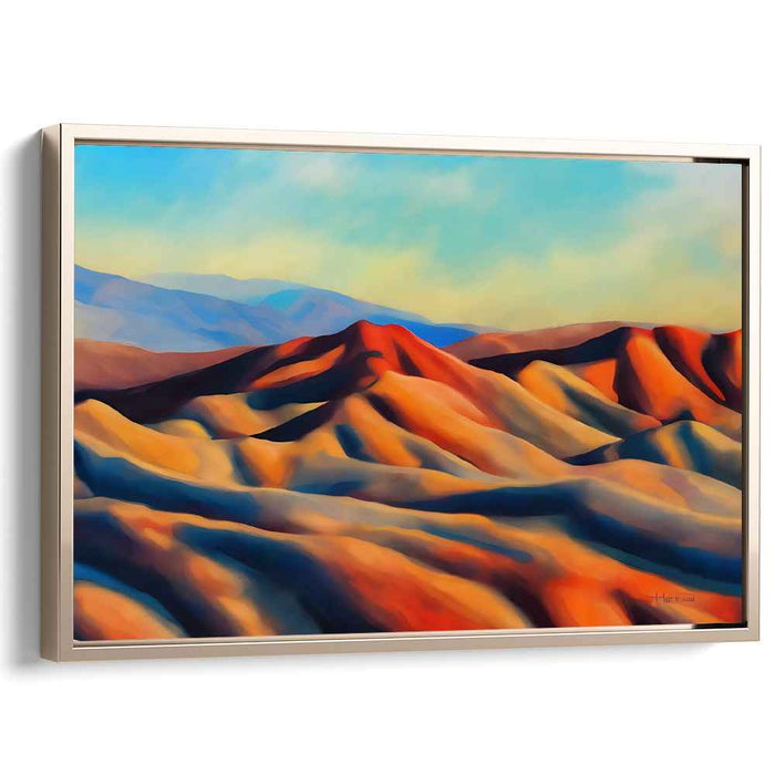 Shifted Grounds: Vibrant Landscape Canvas Art