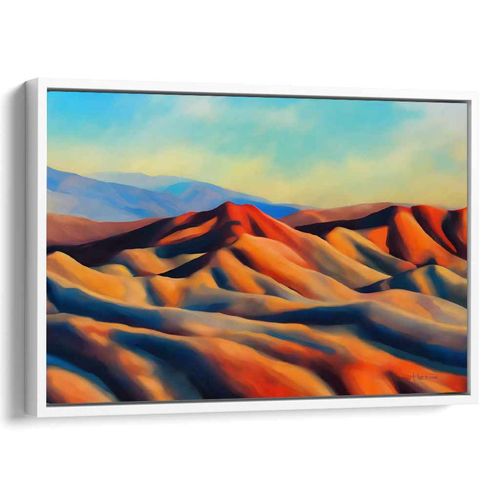 Shifted Grounds: Vibrant Landscape Canvas Art