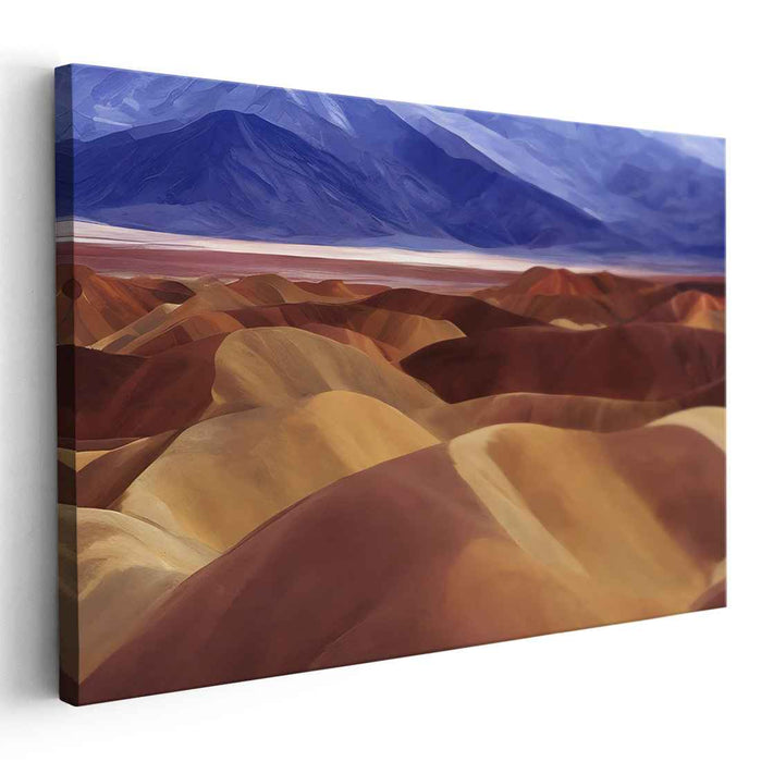 Majestic Desert Dunes: Serene Landscape Canvas Art Print